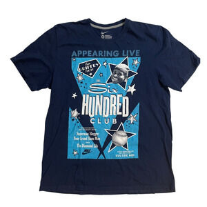 Ken Griffey Jr Shirt Mens XL Blue Six Hundred Club MLB Baseball Graphic Nike Tee